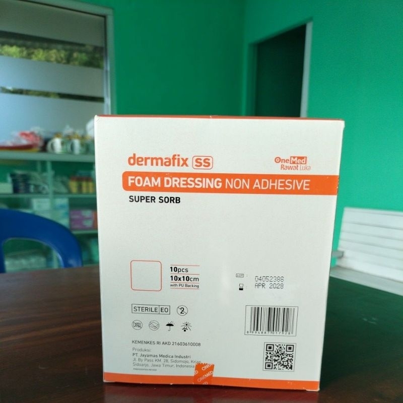 dermafix foam 10x10 / foam dressing murah / foam dressing