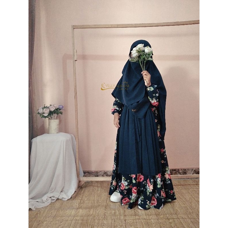 Set Gamis Anak Eliza Kids Wolfis Murah