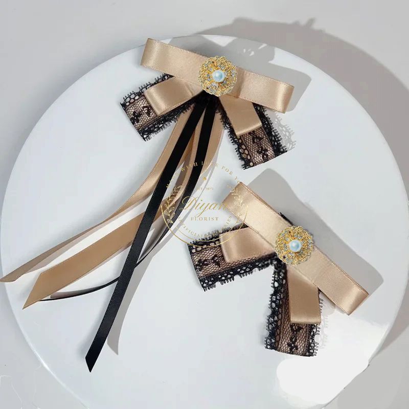 pita brooch // korean ribbon brooch// pita baju