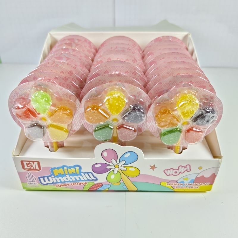 

Ay00! 30 pcs gummy kipas permen lunak yummy gummy