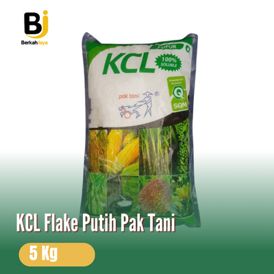 Pupuk KCL 5 kg Pak Tani Pupuk Kalium Untuk Fase Generatif Tanaman