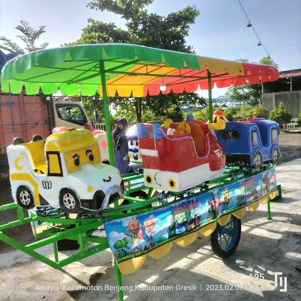 PABRIK ODONG ODONG KERETA PANGGUNG ROBOTAYO MINI