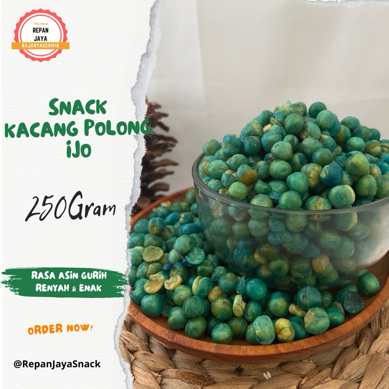 

Kacang Polong Hijau Jaipong / Kacang Kapri 250Gram