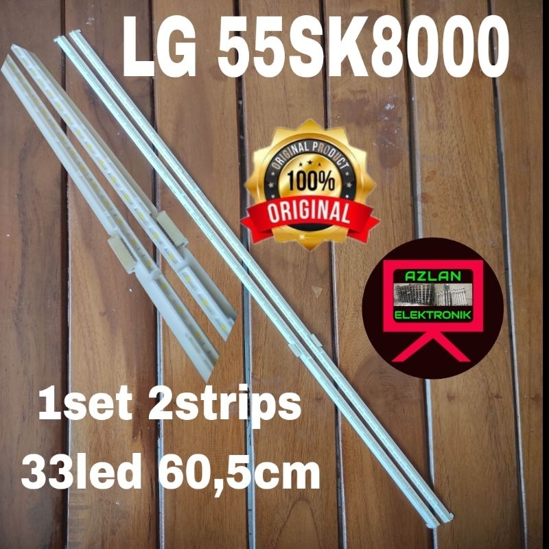 BACKLIGHT LED TV LG 55" 55SK8000 BL LAMPU TV 33LED