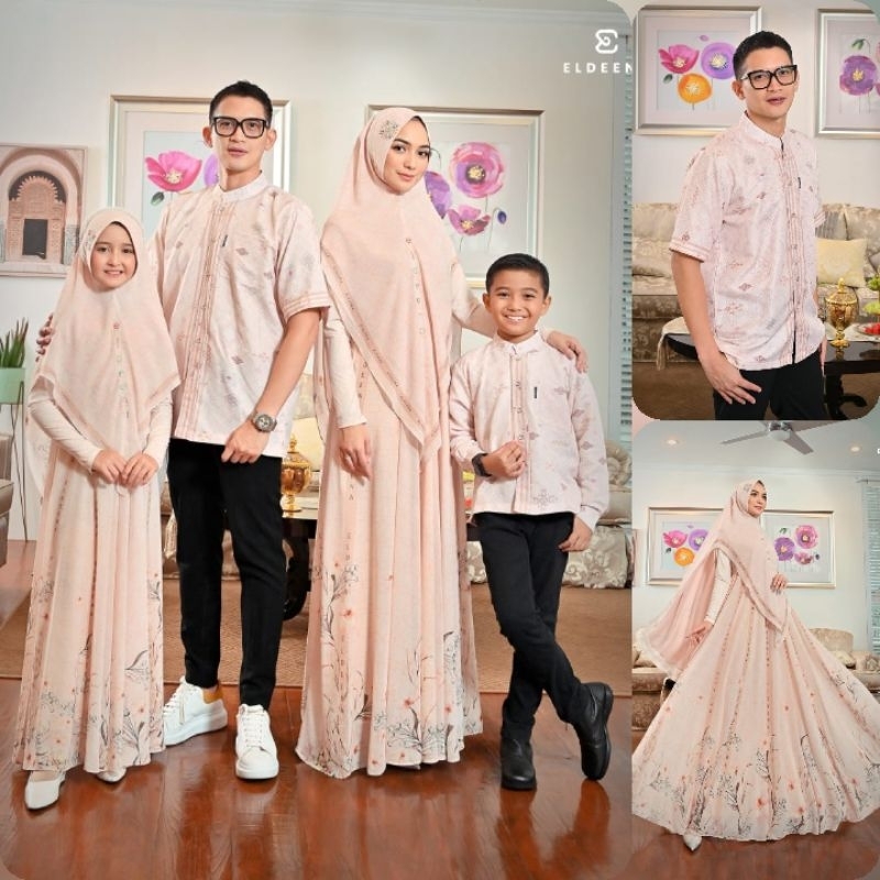 SALE..... (x8) ELDEENA HALMERAYA (Koko Anak) SARIMBIT Baju Koko Gamis Syari Couple/Sarimbit/Serimbit