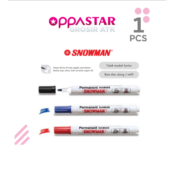 

Snowman Permanent Marker AG -12 / Pcs