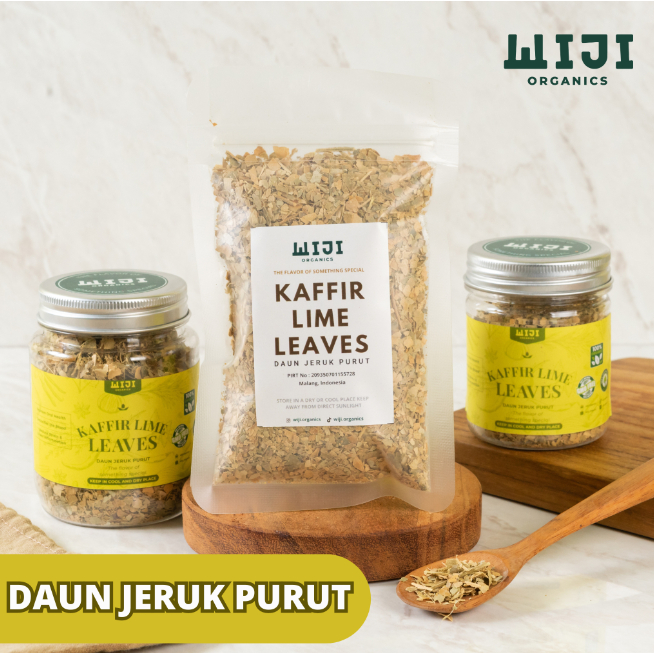 

Kaffir Lime Leaves Dried | Daun Jeruk Purut 20 Gr