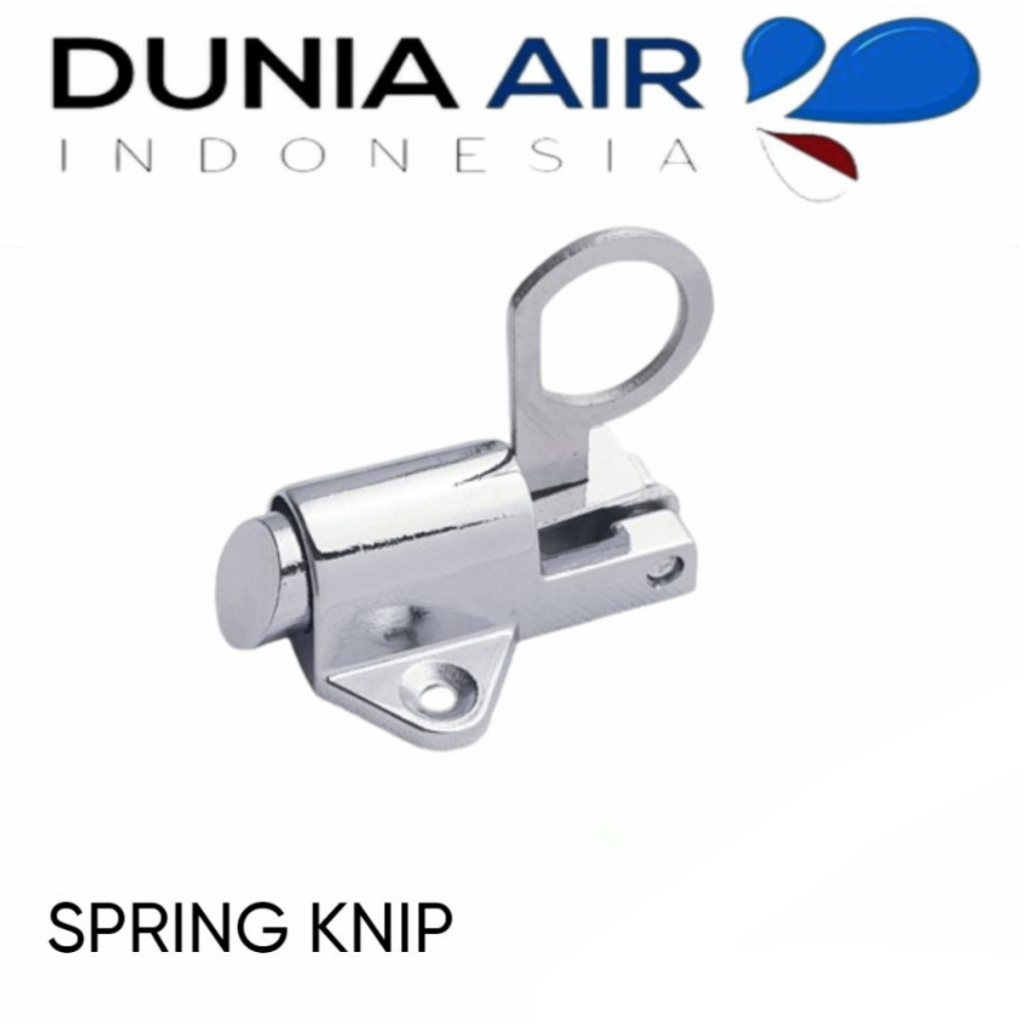 Spring Knip Tebal / Slot Jendela / Grendel Kodok / Knife / Kuningan