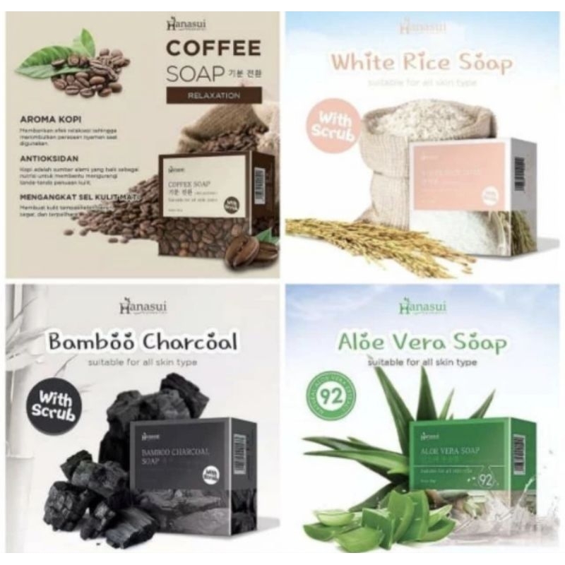 SABUN HANASUI 60gr SABUN BAR HANASUI 60gr