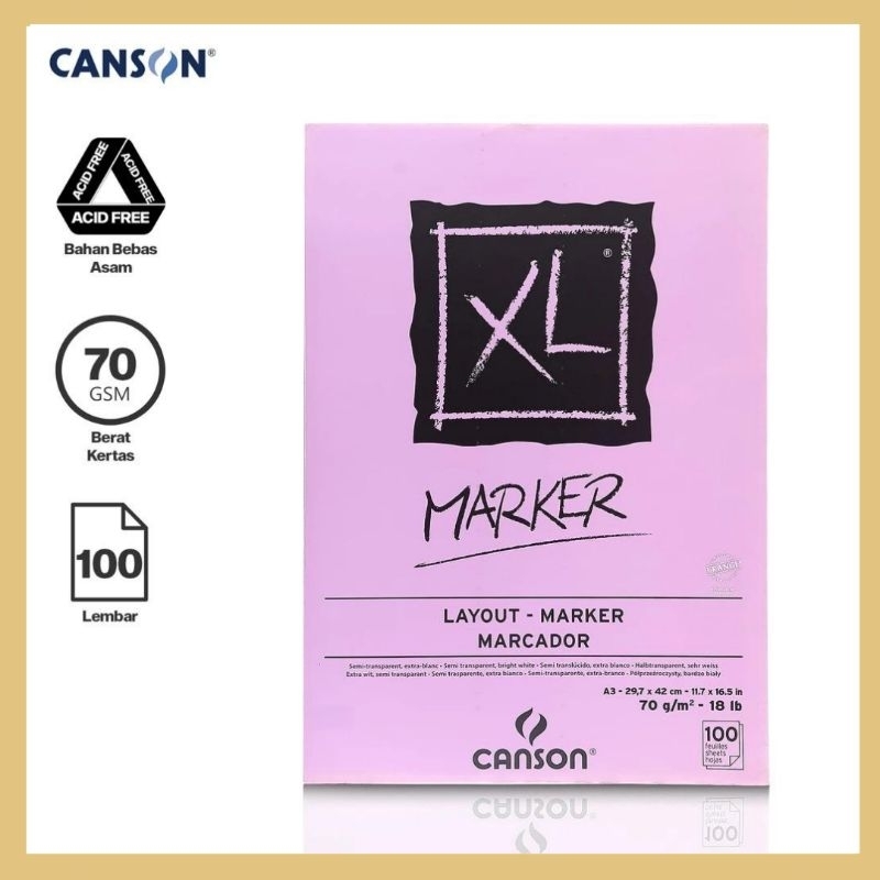 

Canson XL Marker A3 70gsm