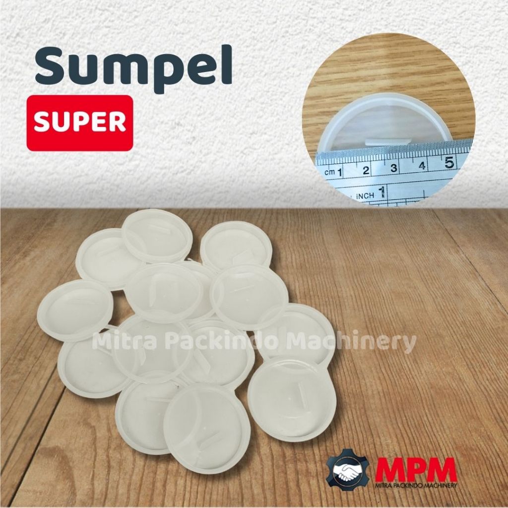 Plug Tutup Dalam Sumpelan Toples PET 150 200 300 ml Botol Sambal Sumpal / sumpel botol plastik SUPER