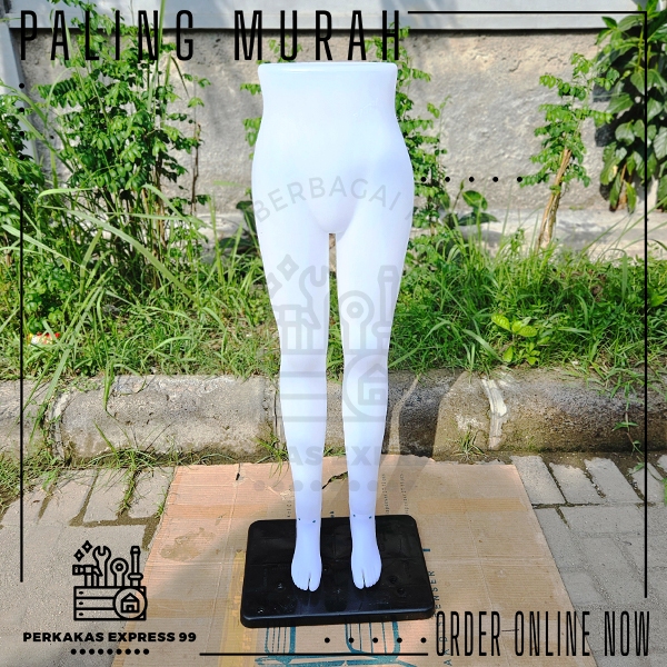 Manekin / Patung Kaki Wanita Dewasa Bening