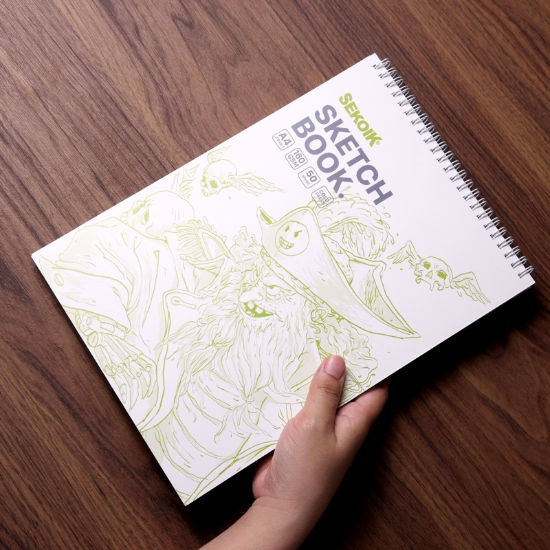 

Sketchbook / buku gambar A4 / 50 halaman tebal