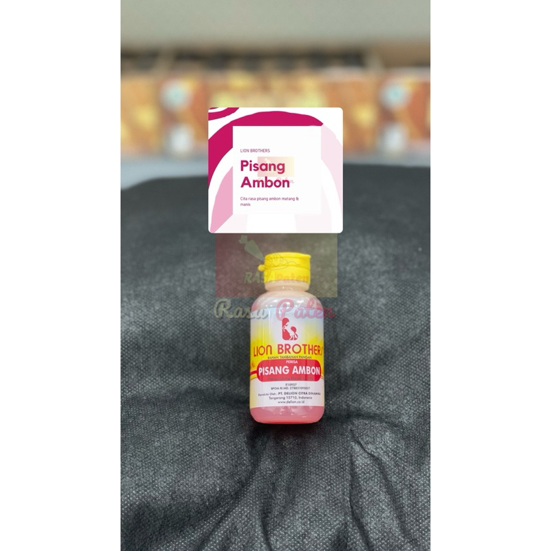 

PISANG AMBON LION BROTHERS 60 gr Perisa dan Pewarna Halal Food Grade BPOM RI MD