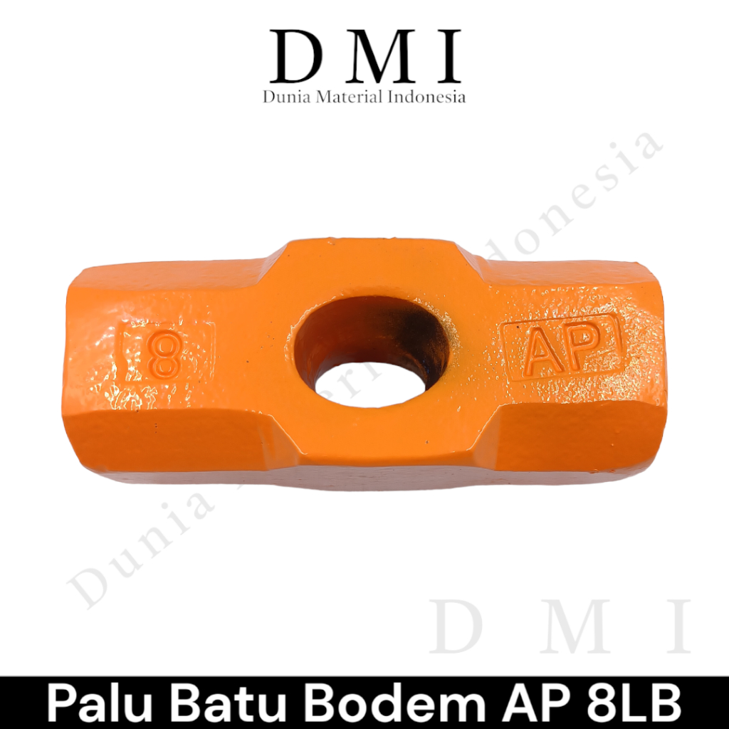 Palu Batu Bodem AP 8LB | Kepala Palu Batu Tanpa Gagang | Martil 8LB