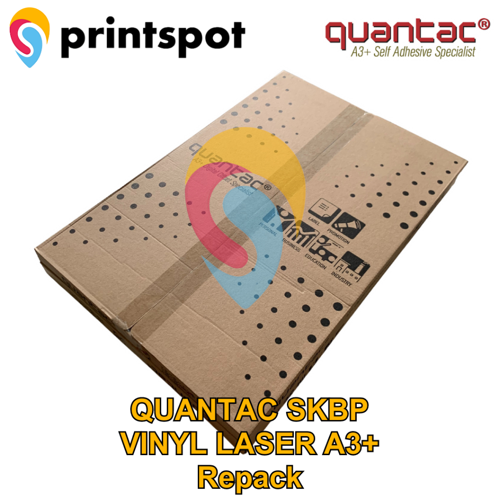 

QUANTAC Stiker SKBP Vinyl A3+ Sticker Digital Print Laser Toner - REPACK 25