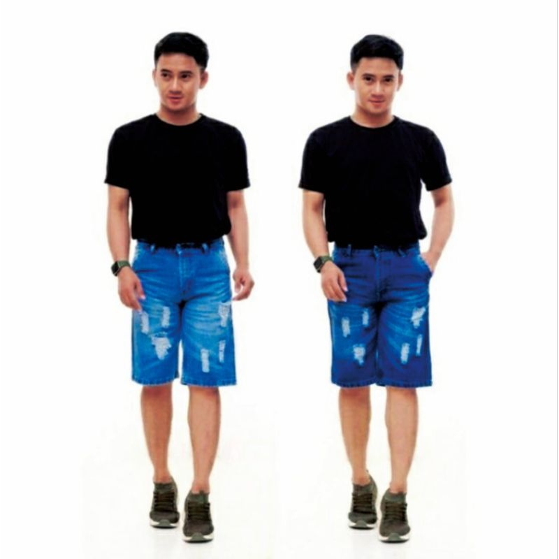 CELANA PENDEK JEANS//CELANA PENDEK JEANS SOBEK"//CELANA JEANS//JEANS PENDEK