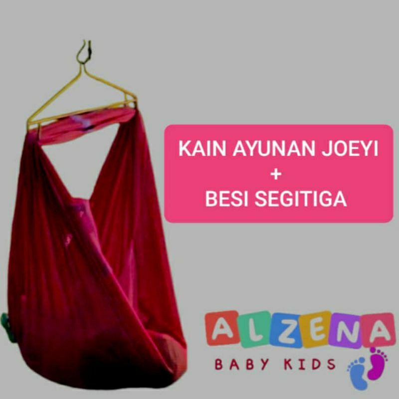 kain ayunan joeyi + besi segitiga joeyi