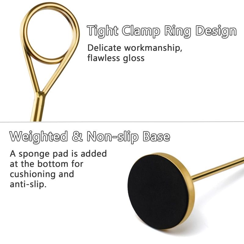 

gk Stainless Tiang Nomor Meja/Table Number Stand Tatakan Holder /Foto Tag