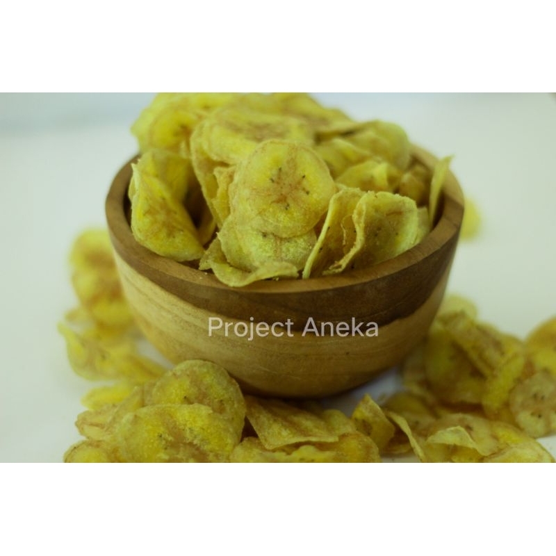 

KRIPIK PISANG BULAT 1KG GURIH SNACK RENYAH ENAK