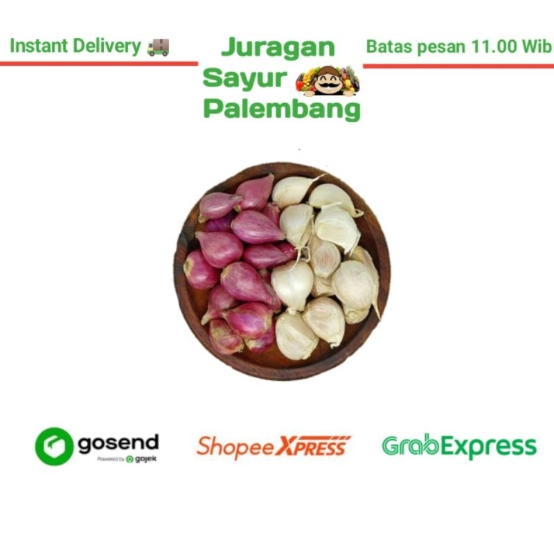 

Bawang Merah Putih Campur - Juragan Sayur Palembang