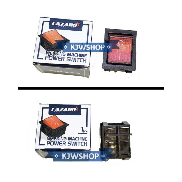 Switch Travo Las 4PIN Saklar ON OFF Inverter Las 4 PIN Saklar Mesin Trafo Las LAKONI Tombol Untuk Me