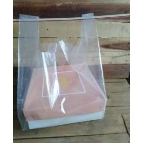 

Kresek Bening Polos Utk Dus 30x30x12cm untuk hajatan