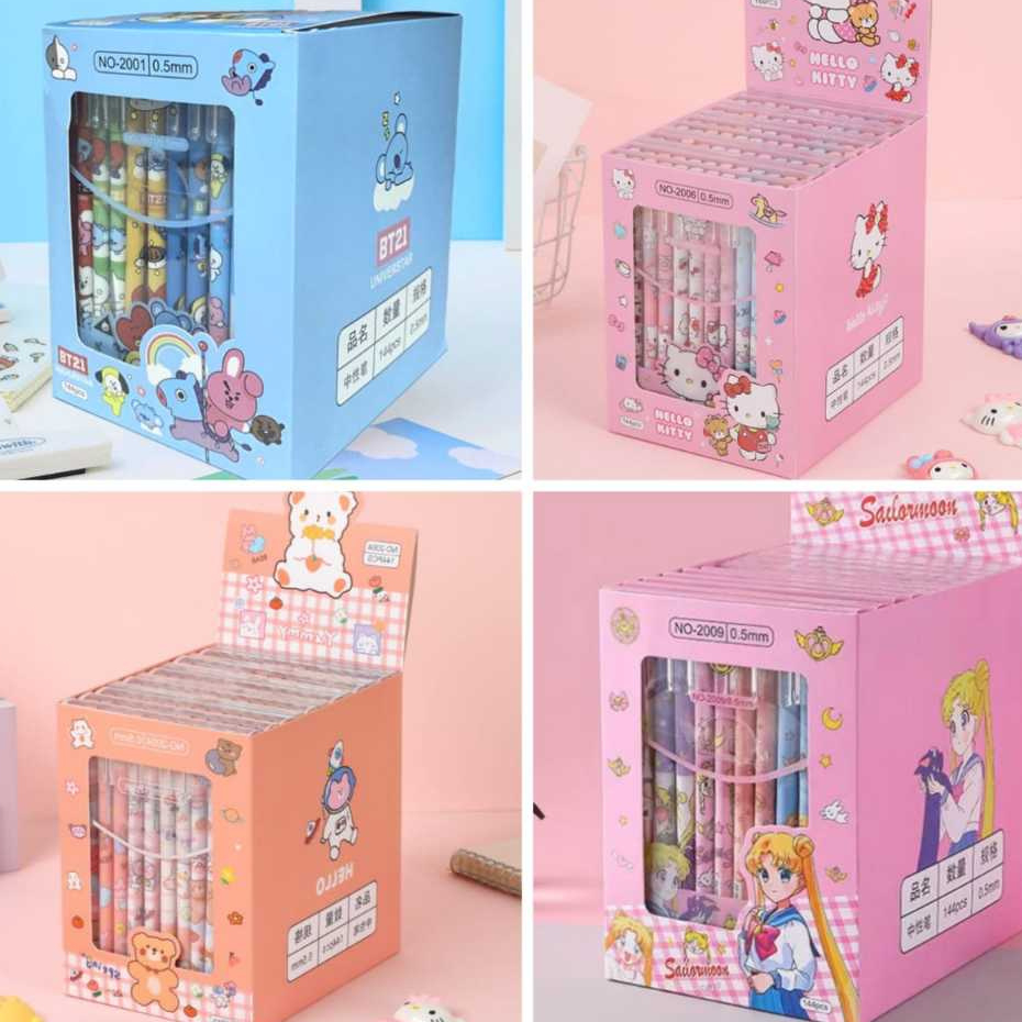 

Hello Kitty / Bear / Kuromi / Sailor Moon / BT21 / Black PINK - Erasable Pulpen Lucu Arti nya Pena Yang Bisa Di Hapus Atau Tinta Pada Pul Pen Hitam Eras Ble Anak Perempuan Wanita DiHapus Bolpen Hitam Harga murah laris Viral Warna Pink Alat Tulis Sekolah A