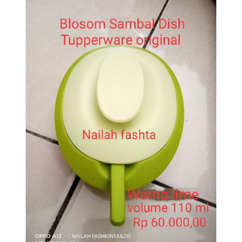 Tupperware original blossom sambal dish