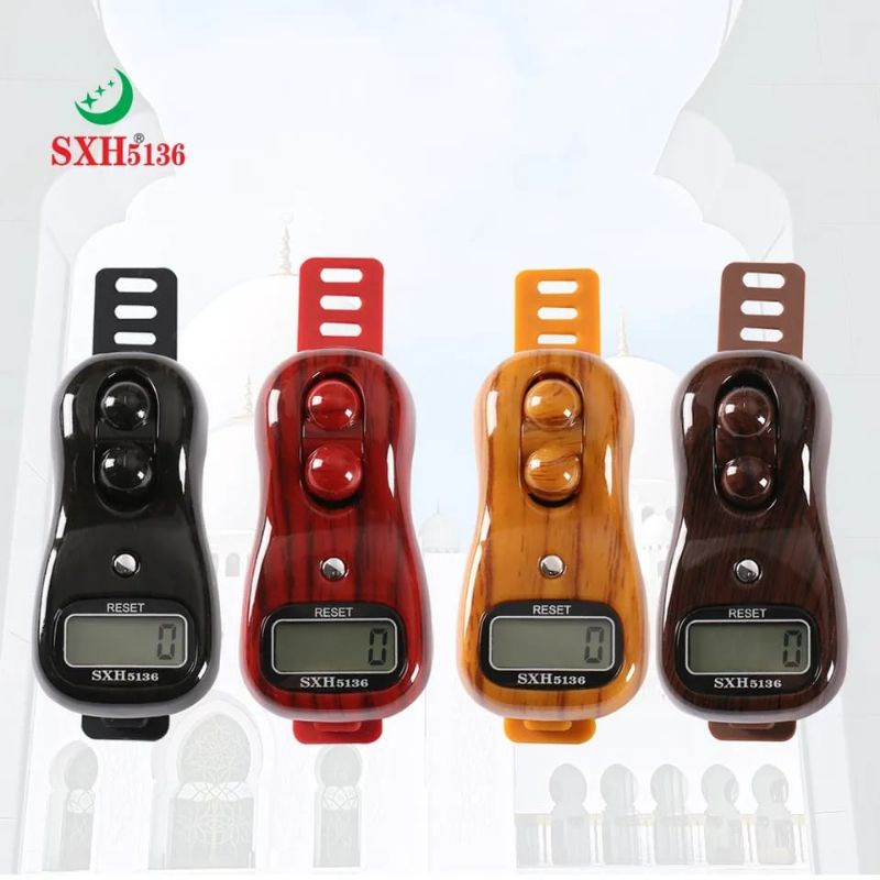 (SXH) Tasbih Digital Kayu Gulir Model 3001S
