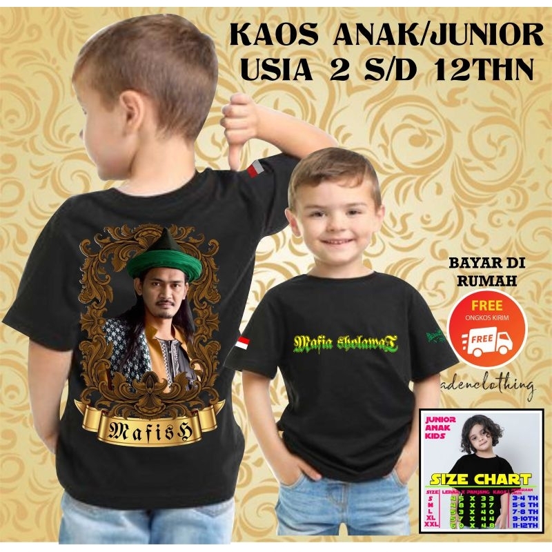 KAOS ANAK JUNIOR MAFIA SHOLAWAT DISTRO