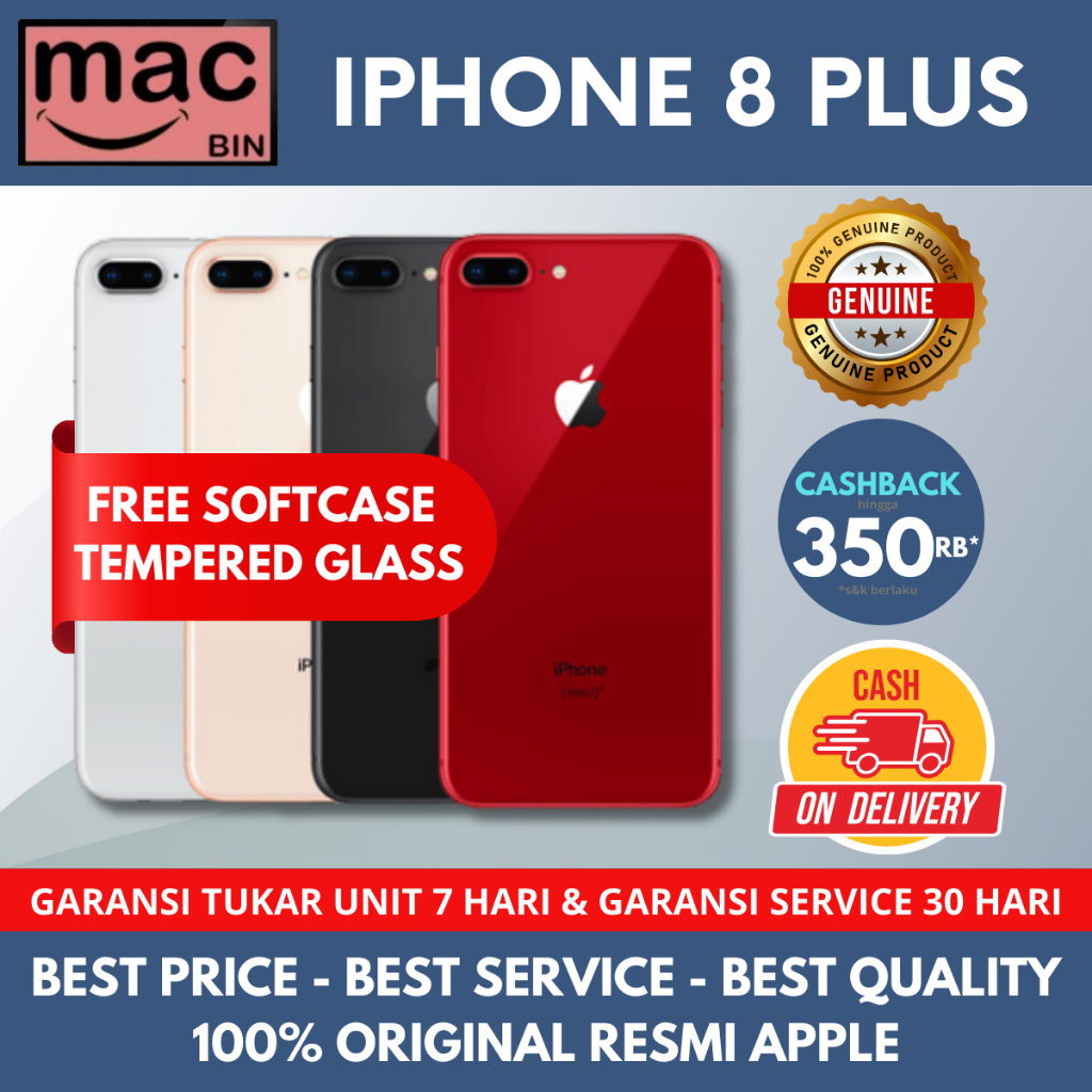 IBOX| iPhone 8 Plus 256GB 256 64GB 64 Second Black Gold Silver Red