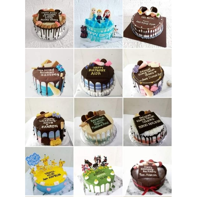 

Kue Ulang Tahun Size 20cm || Ala chef