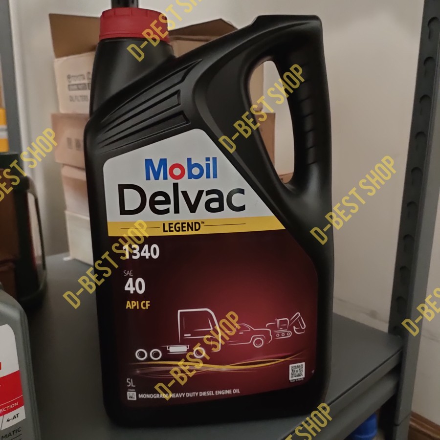 Oli mobil diesel "MOBIL1" DELVAC 1340 LEGEND SAE 40 - kemasan 5 liter