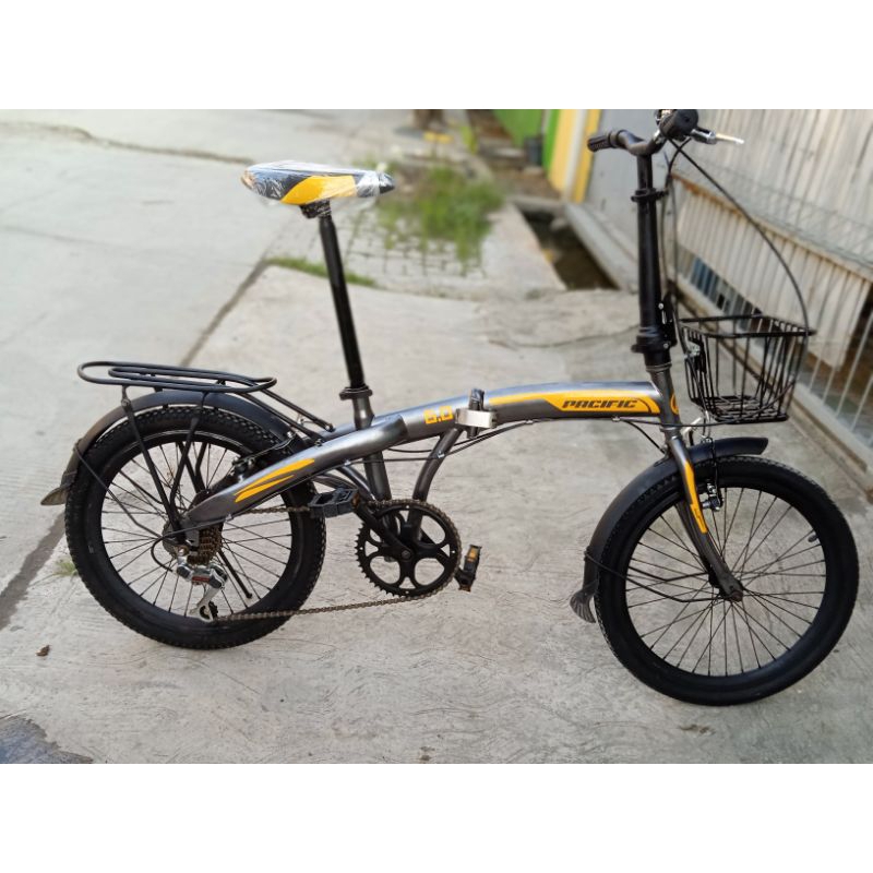 Sepeda Lipat Ukuran 20 inch Repaint Pacific Mulus