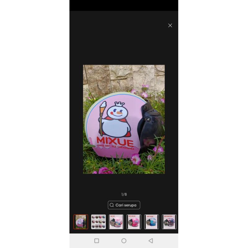 Helm Bogo Anak Classic Kulit Motif Lucu