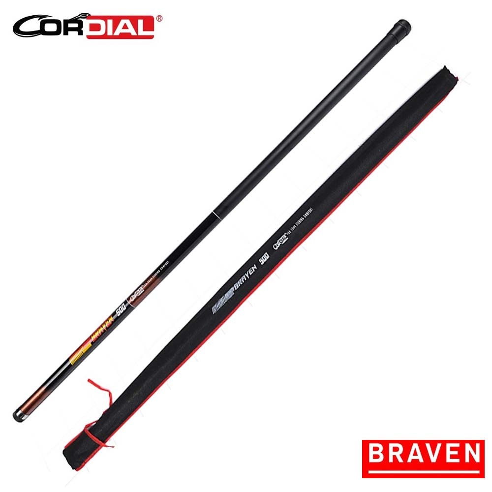 Joran CORDIAL BRAVEN | Tegek Ruas Panjang | Tiang Bendera Pilih Ukuran