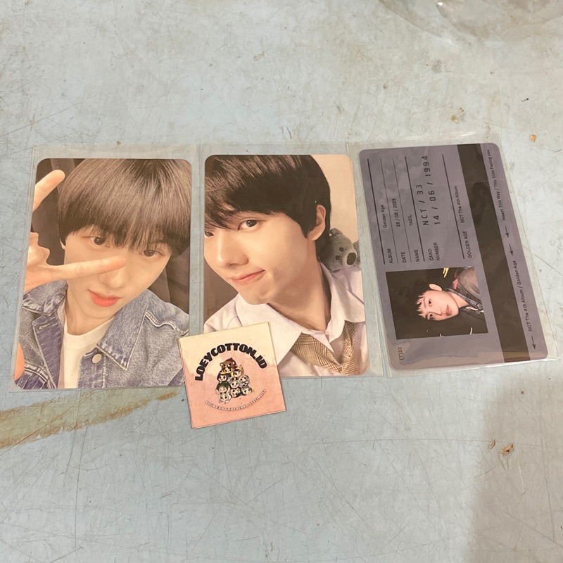 PC PHOTOCARD JISUNG NCT 2023 GOLDEN AGE PHOTOBOOK PB COLLECTING ARCHIVING TAEIL