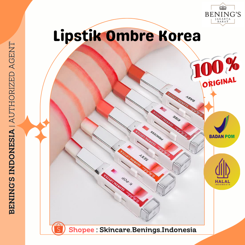 Lipstik Ombre Korea Benings Indonesia by dr. Oky Pratama