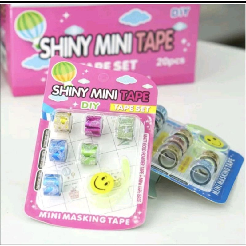 

Mini Tape Shiny Diy Warna 7 in 1 pak