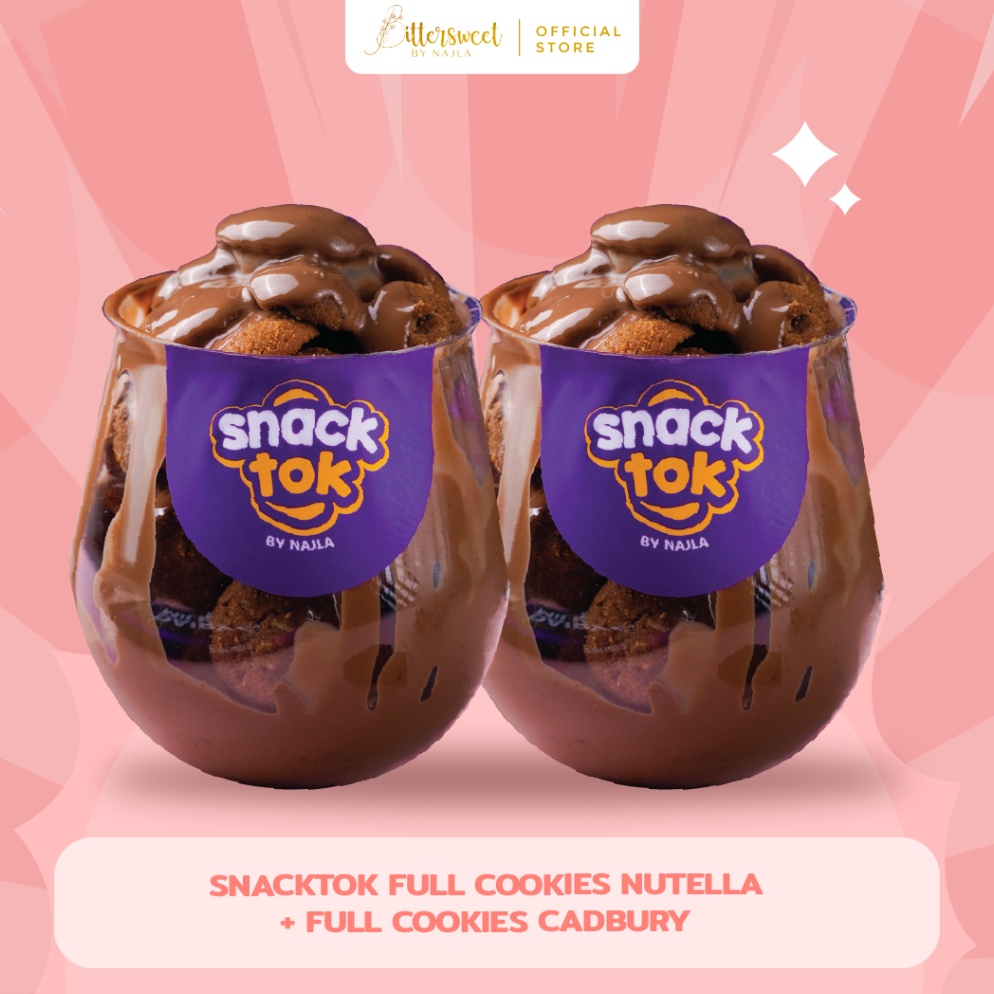 

vtkm 62 Bittersweet by Najla Bundle Snacktok Full Cookies Choco Milk Choco Hazelnut Bring it Now
