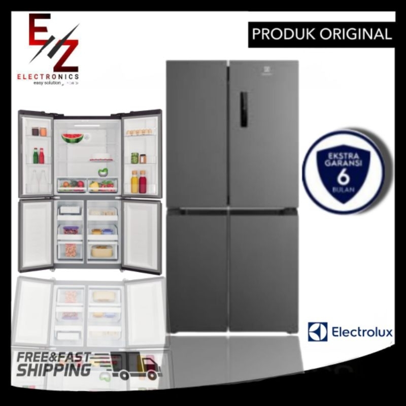 ELECTROLUX EQE4900A KULKAS MULTI DOOR ELECTROLUX INVERTER