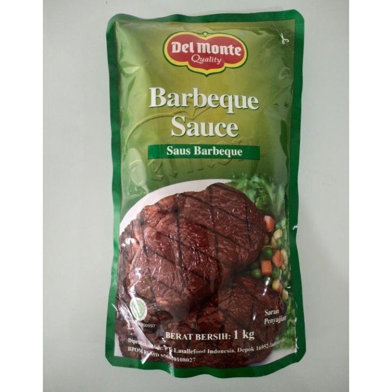 

el Baru DelMonte Barbeque Sauce 1kg Saus BBQ 1 kg Promo Murah