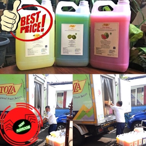 

DERG74 Jus TOZA 5 Liter 5 ltr TOZA Juice All Variant Banyak 244