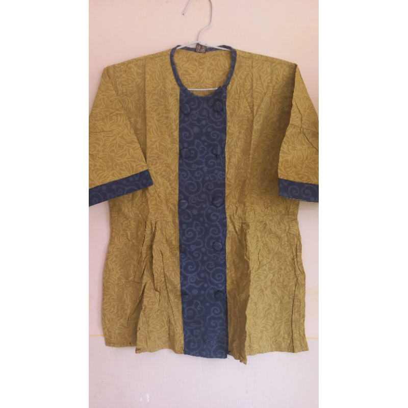 BLOUSE BATIK WANITA PRELOVED BAJU KANTOR