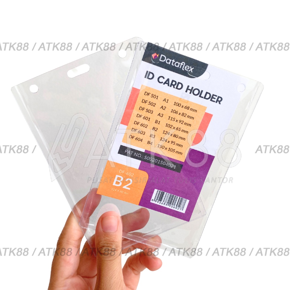 

vbsa 34 Plastik ID Card B2 Card Case B2 Plastik Panitia B2 36