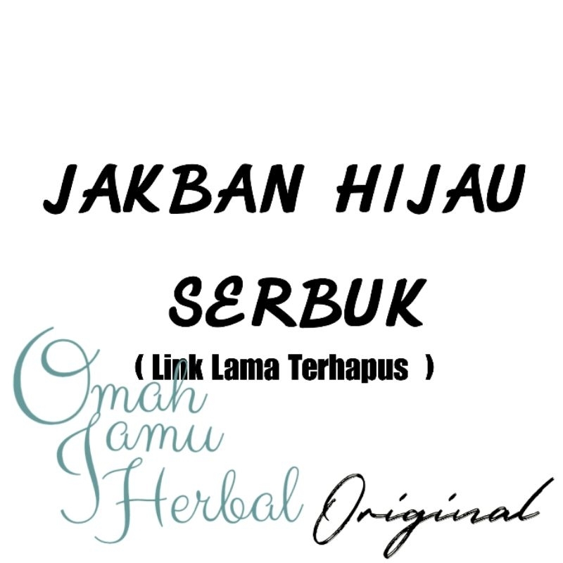 JK hijau serbuk