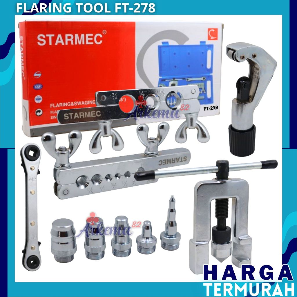 FLARING TOOL CT-278 | ALAT FLARING SWAGING | FLARING DAN SWAGING | FLARING AND SWAGING TOOL