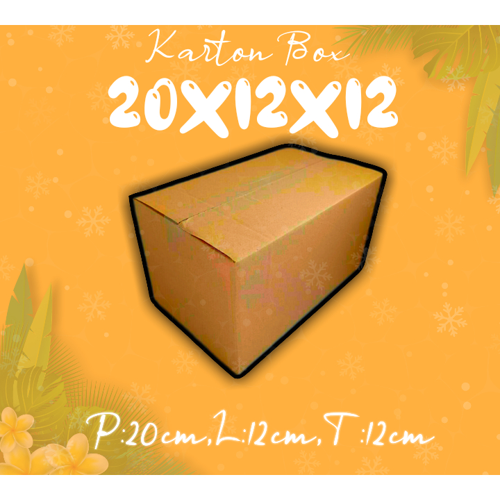 

KARTONBOX 20X12X12 (KARDUS PACKING/KARDUS MURAH/KARDUS MINI)