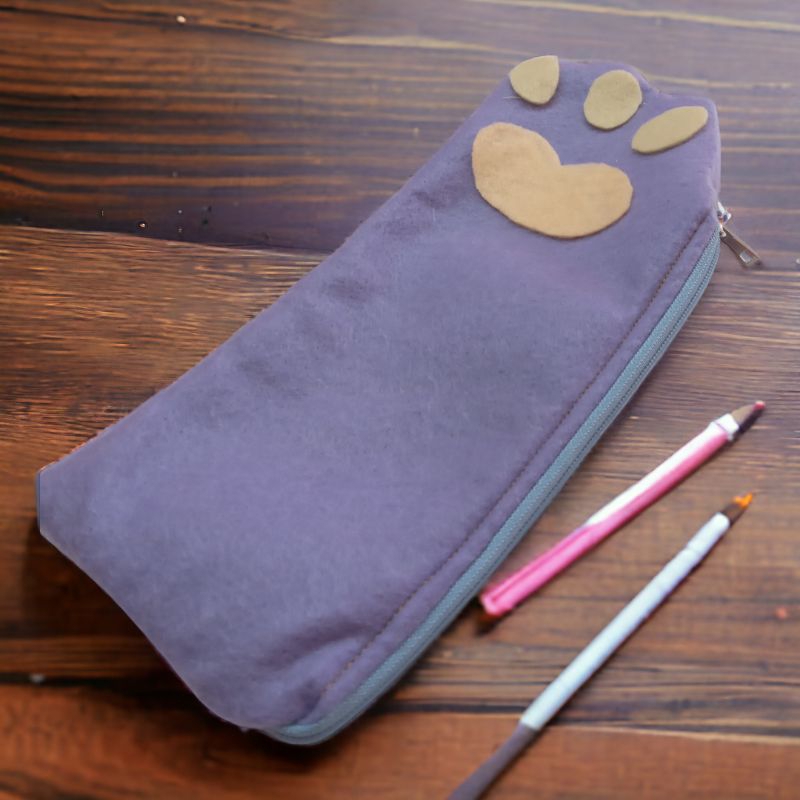 

tempat pensil lucu bentuk kaki kucing